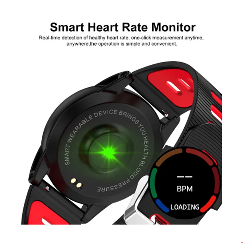 LYKRY R15 Смарт-часы IP67 Водонепроницаемый Монитор артериального давления пульса