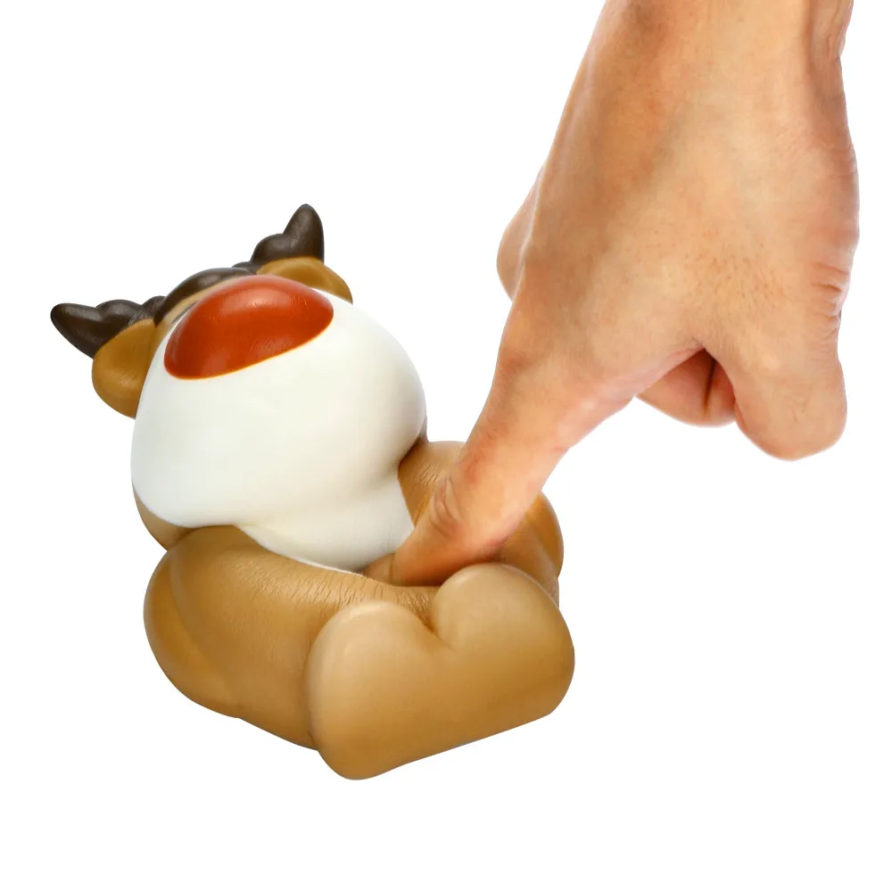 Рождественский снеговик ToyCream ScentedAntistress мяч Squeeze Mochi рост снятие стресса Забавный подарок декомпрессионная игрушка Прямая поставка