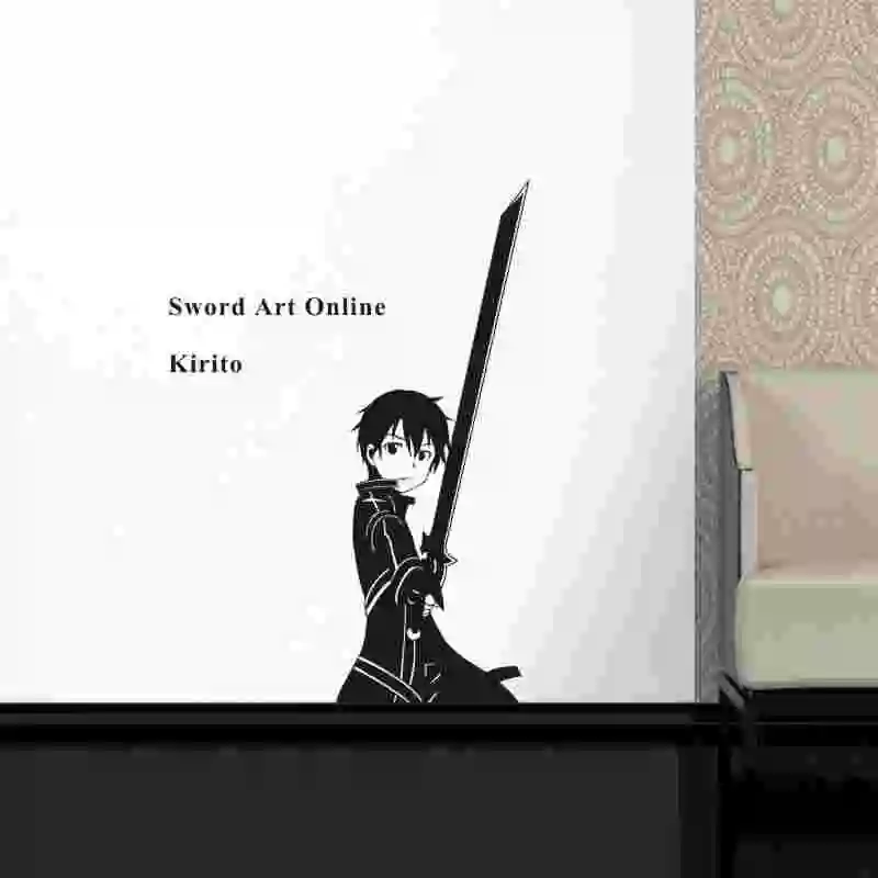 Sword Art Online Wall Decals Vinyl Stickers Home Decor Decorative Decoration Anime Car | Дом и сад