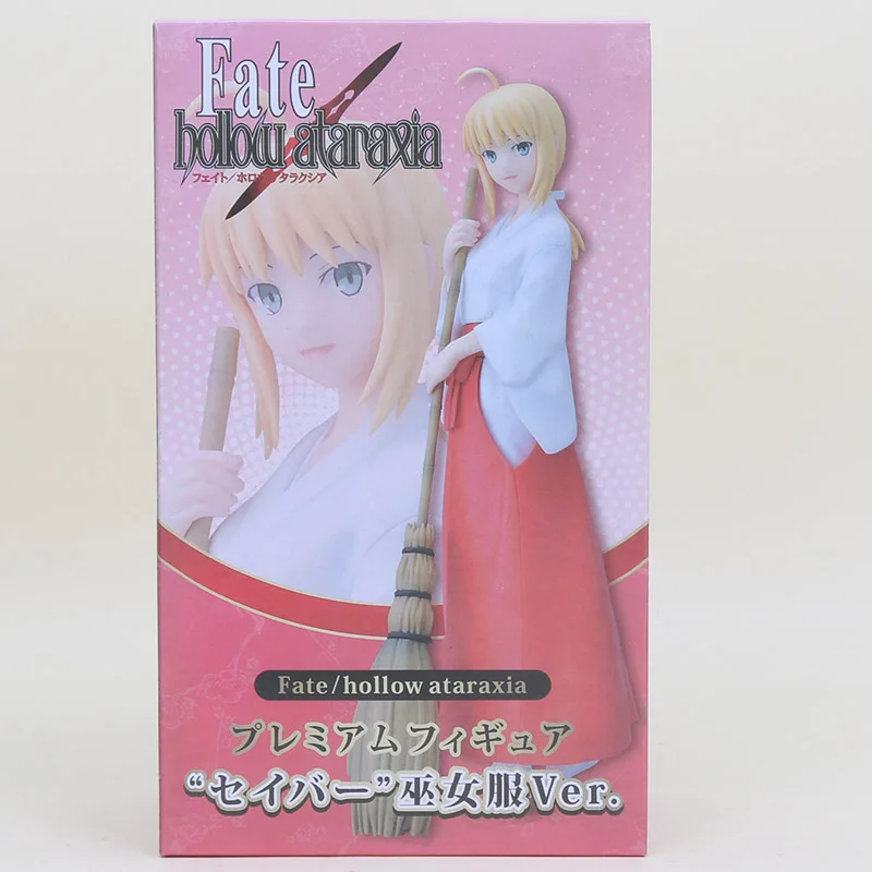 21 см Fate/hollow ataraxia Saber Miko одежда вер.. Экшн фигурка из ПВХ Коллекционная модель