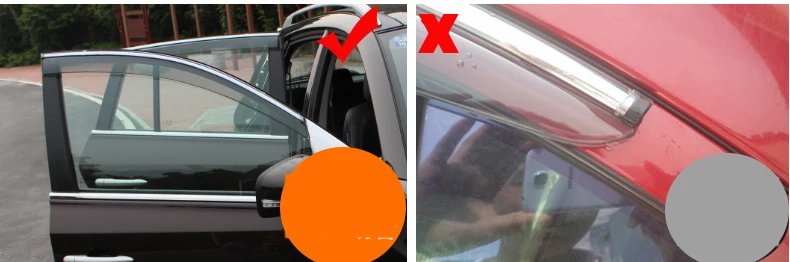 Lsrtw2017 акриловый окна автомобиля дождь щит для renault koleos 2009 2010 2011 2012 2013 samsung qm5