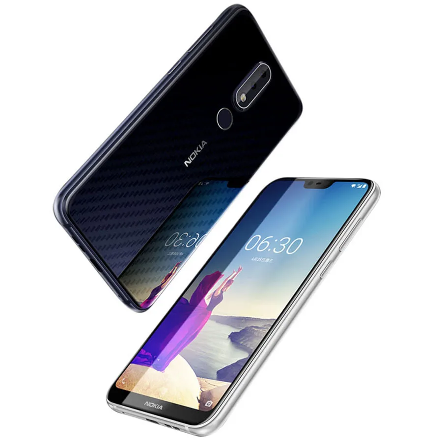 5 шт 3D прозрачная защитная пленка из углеродного волокна для Nokia 6 1 2018 7 8 3 задняя Plus