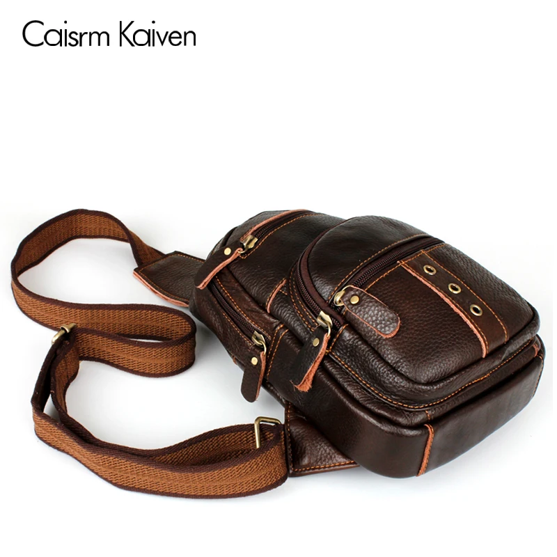 Caisrm kaiven модные Мужские сумки почтальон сумка Для мужчин кожаные Мужчин's