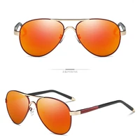 high end pilot fashion driver sun glasses polarized mirror sunglasses custom made myopia minus prescription lens 1 to 6