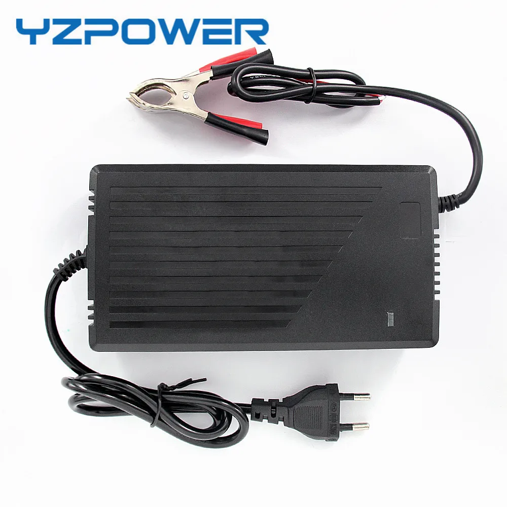 YZPOWER 43,8 V 3.5A 4A 4.5A LifePO4 Батарея Зарядное устройство для 12 S 36 V 8Ah 10Ah 12Ah lifepo4 Батарея