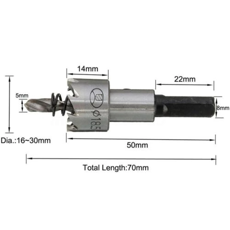 

High quality 52-100mm HSS high speed steel hole drill stainless steel hole opener