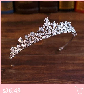 Золотая полностью кубическая циркониевая Корона из циркония CZ Diadema Coroa De Novia Свадебные аксессуары для волос ювелирные изделия Bijoux chevex WIGO1028