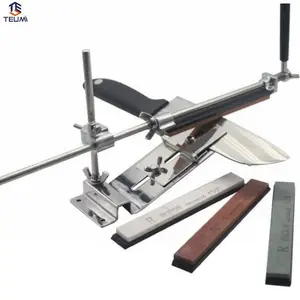 Профессиональная система заточки ножей, 1 комплект точильных камней Ruixin, точилка с фиксированным углом, 4 точильных станка Ketchen, аксессуары.