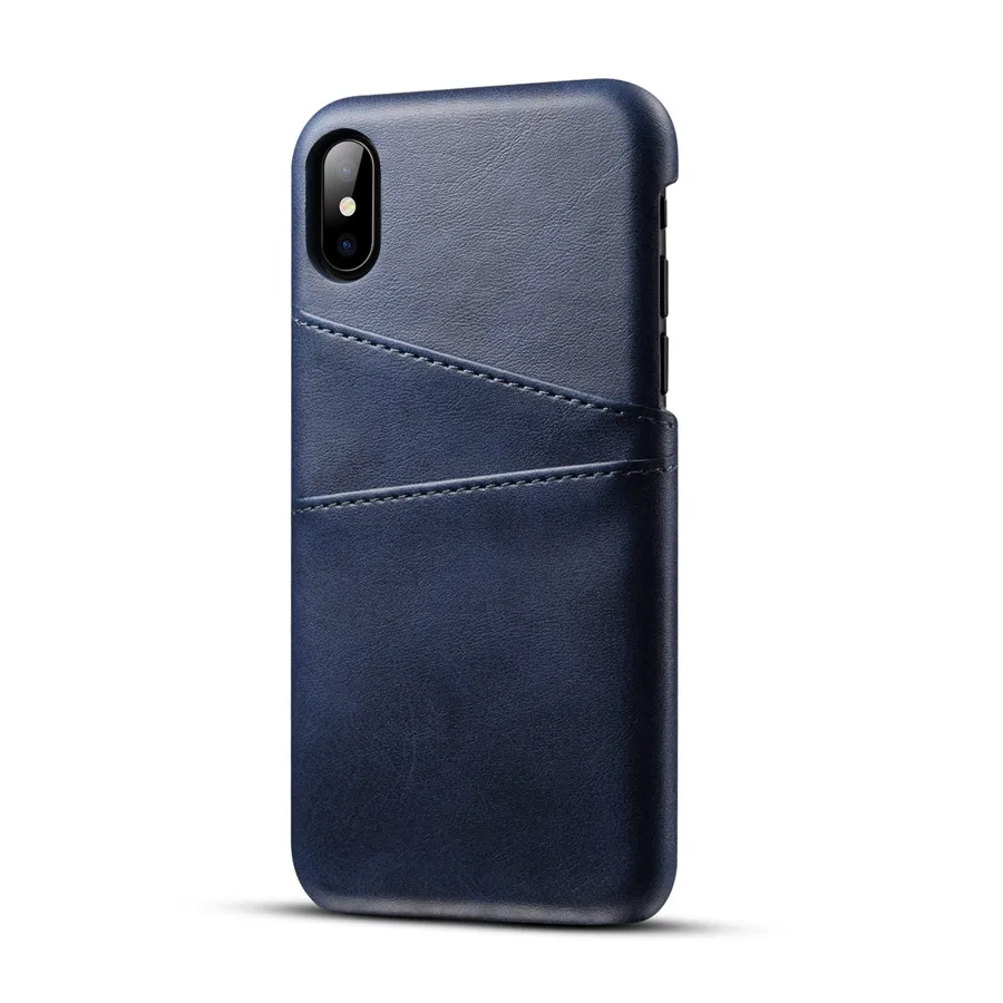 Натуральная кожа для iPhone XS Max чехол X XR Ретро винтажная задняя крышка 7 Чехол 8 6 6s Plus