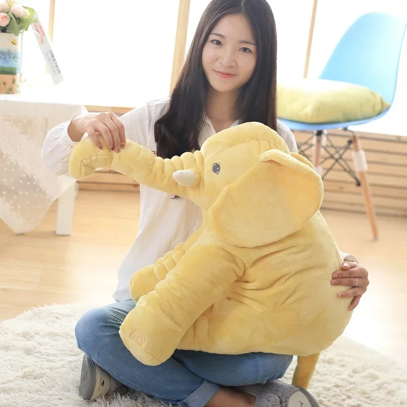 

Infant Plush Elephant Soft Appease Elephant Playmate Calm Doll Baby Toy Elephant Pillow Plush Toys Stuffed Doll Gift Children