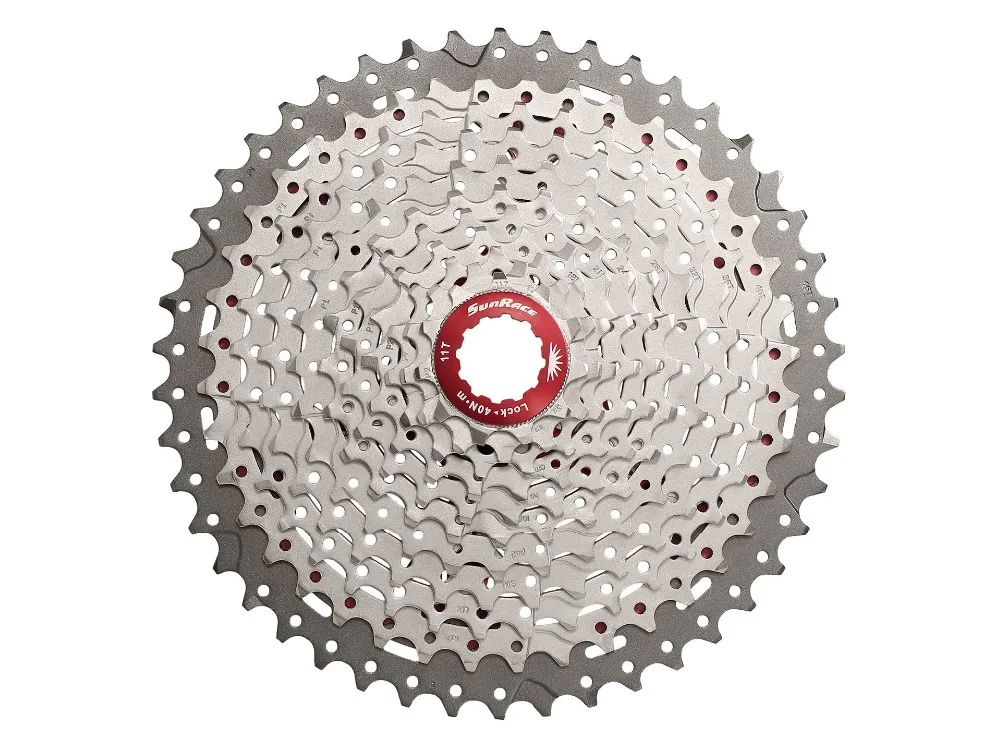 SunRace CSMX8 11-Speed 40/42/46/50T bike Cassette Bicycle Freewheel Black and Champagne 2 colors | Спорт и развлечения