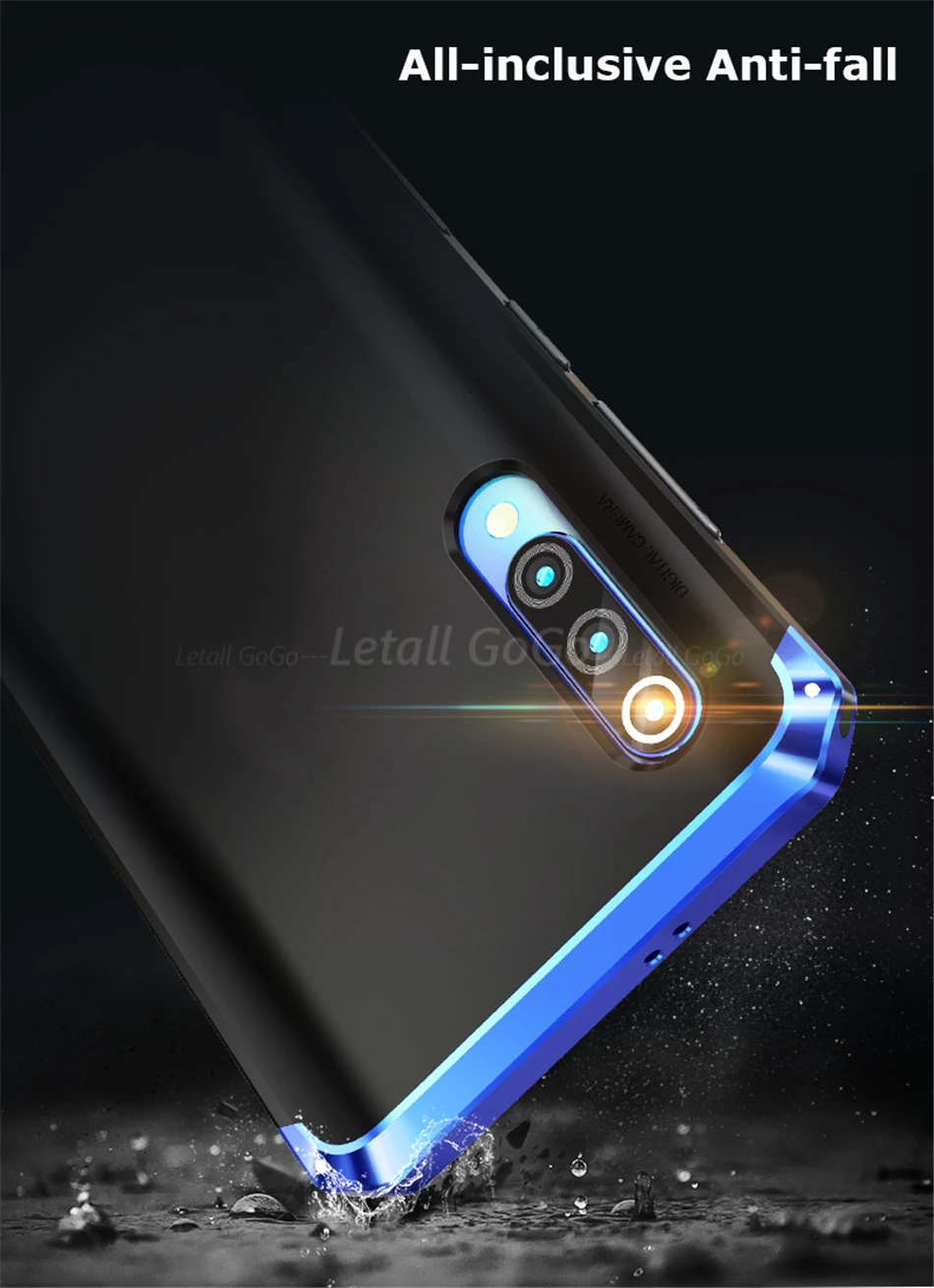 Роскошный противоударный армированный чехол для телефона для Xiaomi mi 9 se чехол металлический Bumber задняя крышка для Xiaomi mi 9se чехол Xiao mi 9 чехол