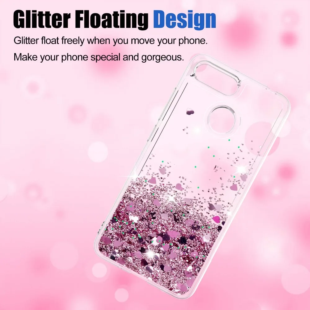 Redmi 6A Case Liquid Glitter For Xiaomi A2 Lite 6 Pro Coque Dynamic Quicksand Star Soft TPU Silicone Cover |
