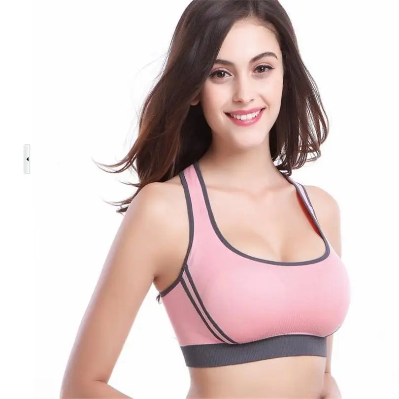 Спортивная майка VISNXGI с эффектом пуш-ап Высокоэластичный дышащий Топ кроп-топ для