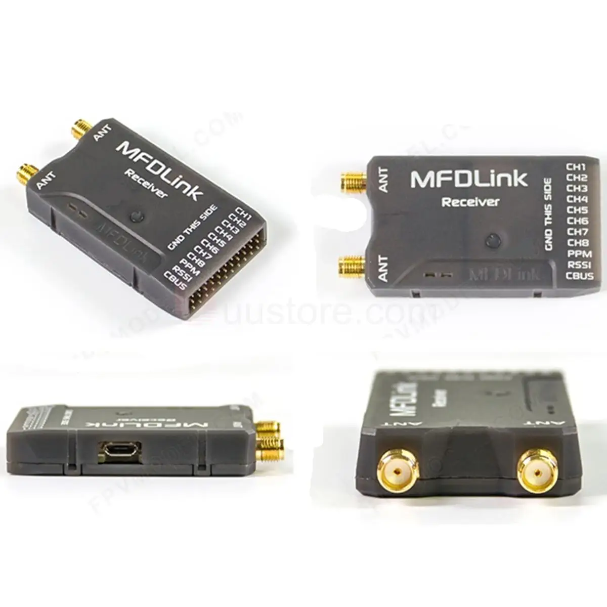 Система УВЧ 50KM LRS MFDLink Rlink 433 МГц 16CH 1 Вт совместима с Futaba Spektrum/JR Turnigy/Flysky/Frsky Tarinis WFLY