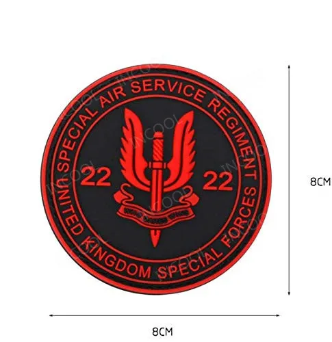 16 SAS Флаг Великобритании вышивка патч британской армии Военный боевой дух нашивки тактические эмблемы аппликации Великобритании вышитые значки - Цвет: 16