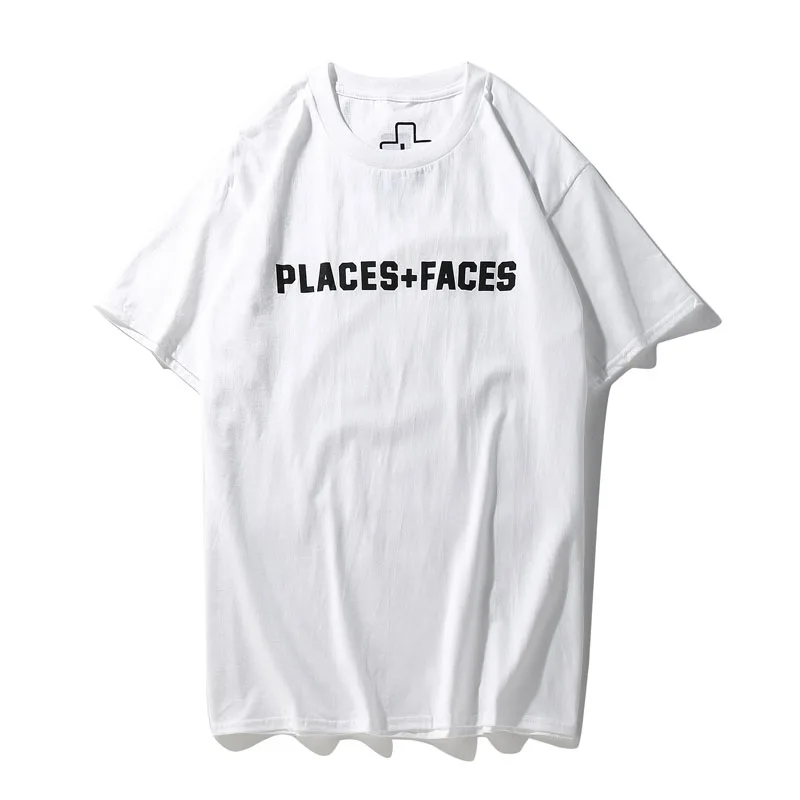Футболки с надписью «Places+ Faces» для женщин и мужчин, 1:1, высокое качество, хлопковая уличная одежда в стиле хип-хоп, футболка с надписью «Places+ Faces», 3m, светоотражающая футболка с рисунком+ Faces