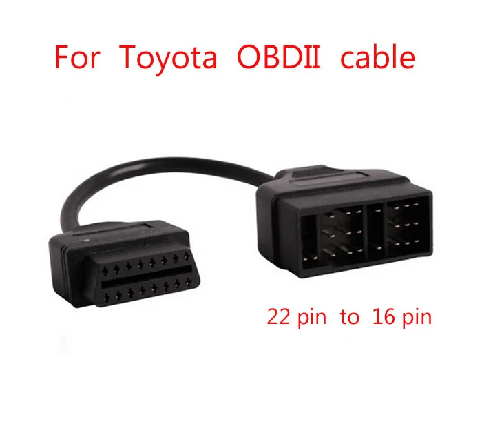 Диагностический кабель для Toyota OBD 22 Pin штекер к OBD2 OBDII DLC 16 гнездовой разъем |