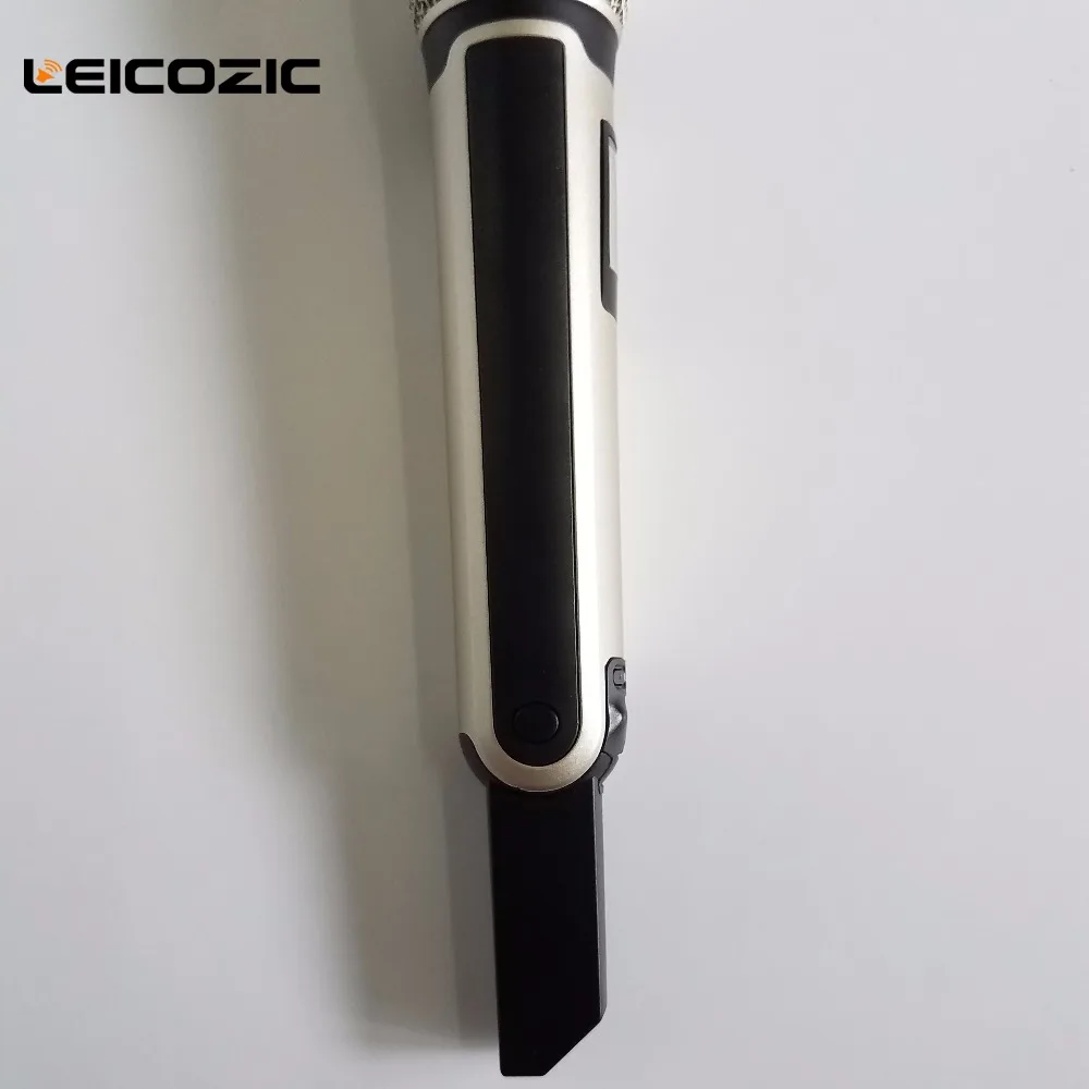 Профессиональный микрофон Leicozic 615 655 МГц Двухканальный uhf беспроводной ручной для