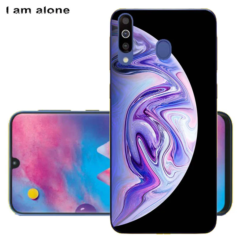 I am alone Phone Cases For Samsung Galaxy M30 2019 6.4 inch Soft TPU Bags Mobile Fashion Printed Free Shipping |