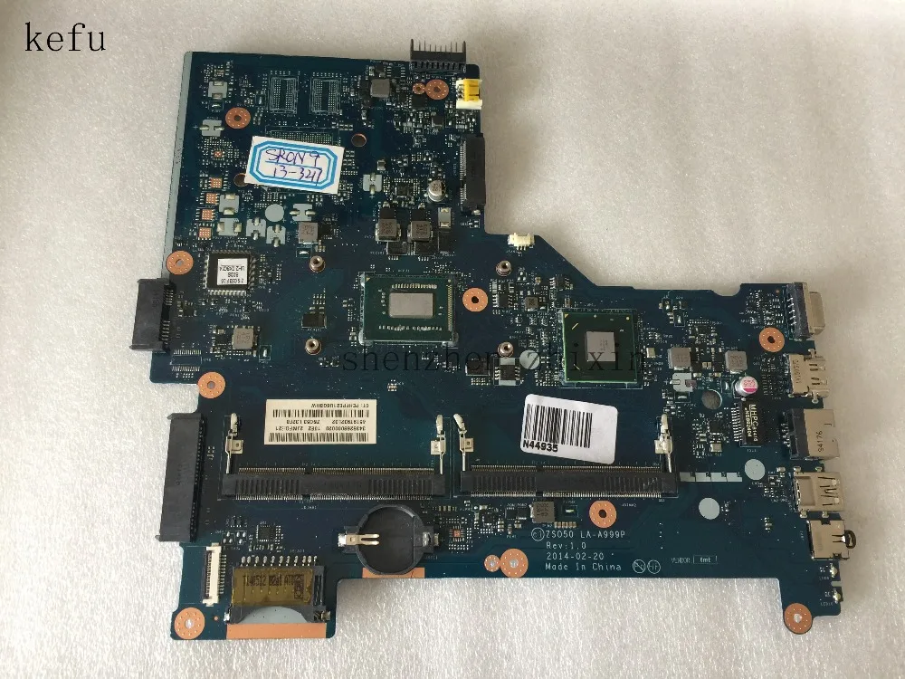 Для HP 15 R 250 G3 материнская плата для ноутбука 761537 001 ZSO50 LA A999P DDR3 с I3 3217 ЦП|Материнские