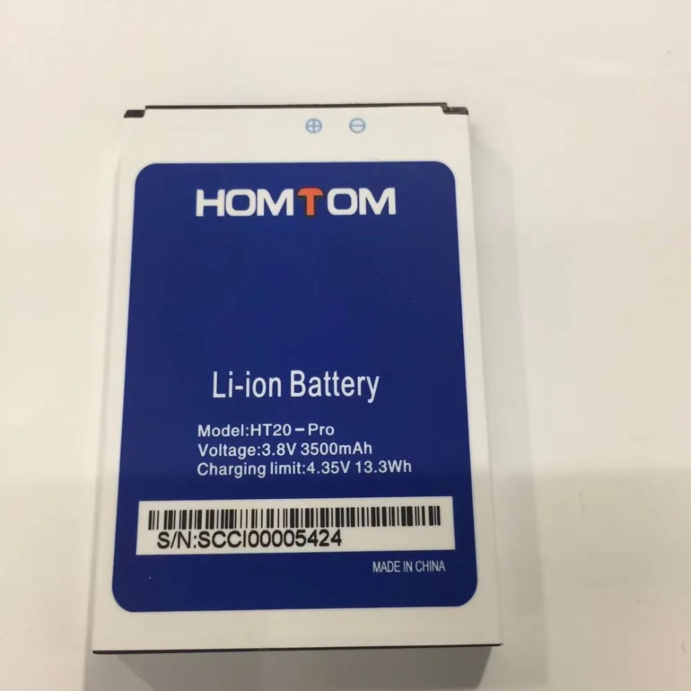 100% Оригинальный аккумулятор 3500 мАч HOMTOM HT20 запасные батареи большой емкости для