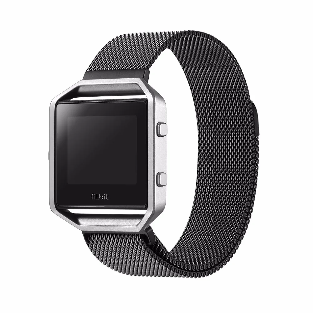 Fitbit Blaze Аксессуар Ремешок Milanese loop stailess стальной браслет ремешок для трекер Смарт