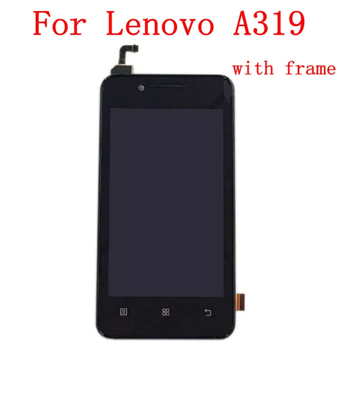 

STARDE сменный ЖК-дисплей для Lenovo A319 ЖК-дисплей сенсорный экран дигитайзер в сборе рамка 4,5"