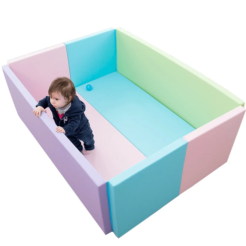 

EU UPS ship No Tax Baby play fence with Crawling mat thickening home indoor anti-fall soft baby safety crawling mat fence 50cm