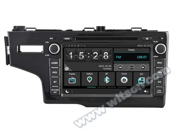 WITSON автомобильный аудио GPS для HONDA FIT 2014 новая технология + экран в пленку 1080P DSP