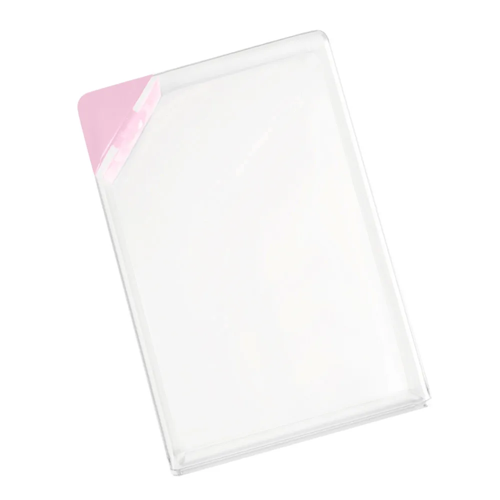 Компактная плоская прозрачная бумажная прокладка книжка для бутылок с водой