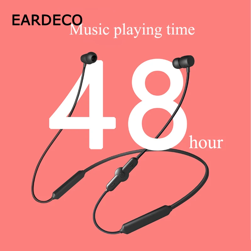 Спортивные Беспроводные наушники EARDECO Bluetooth с тяжелыми басами для телефона