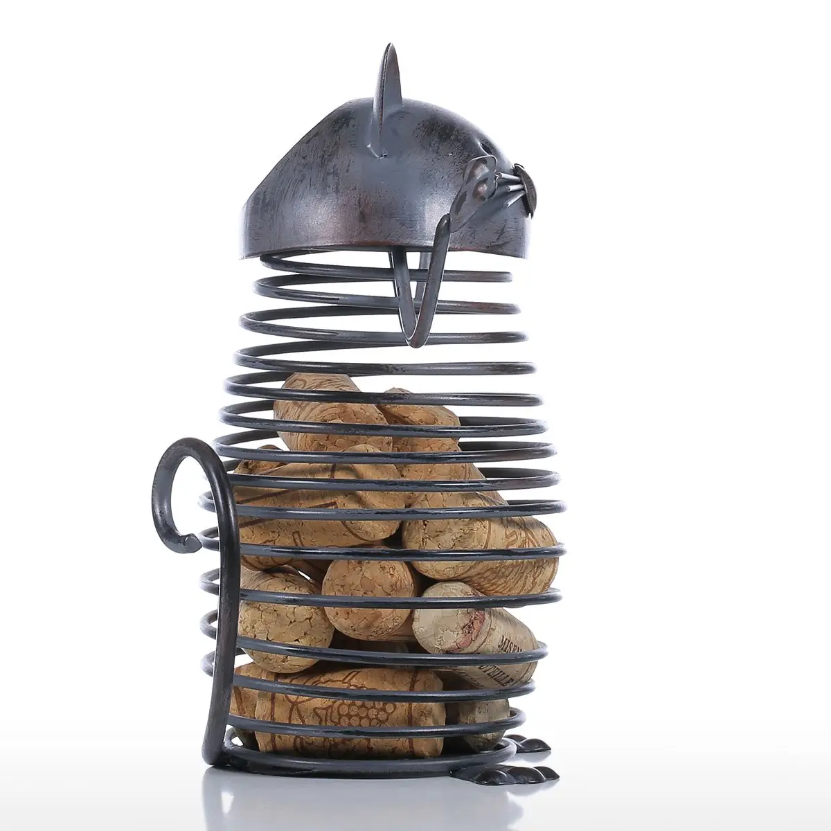 Tooarts весенний контейнер из пробки для кошки железная скульптура милая фигурка