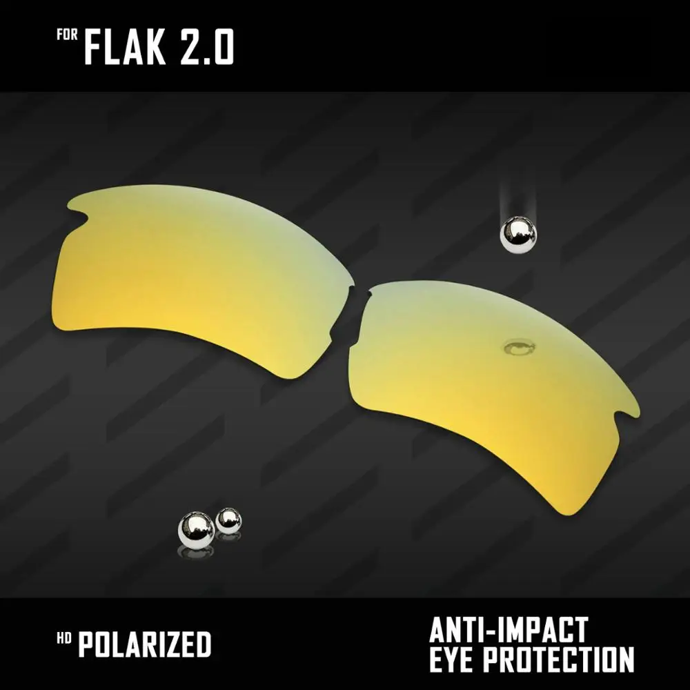 Замена линз OOWLIT для солнцезащитных очков Oakley Flak 2 0 OO9295 Поляризованные-разные