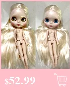 Фабрика Blyth кукла шарнир тело 1/6 кукла Blyth прямые волосы с челкой/бахрома BJD подходит для DIY 19 суставов тело игрушка для девочки