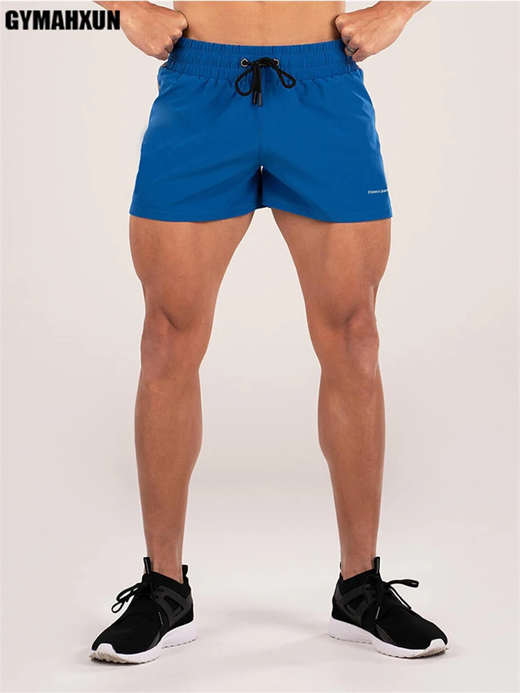 GYMAHXUN Jogger тренировочные брюки мужские повседневные шорты Фитнес брендовые