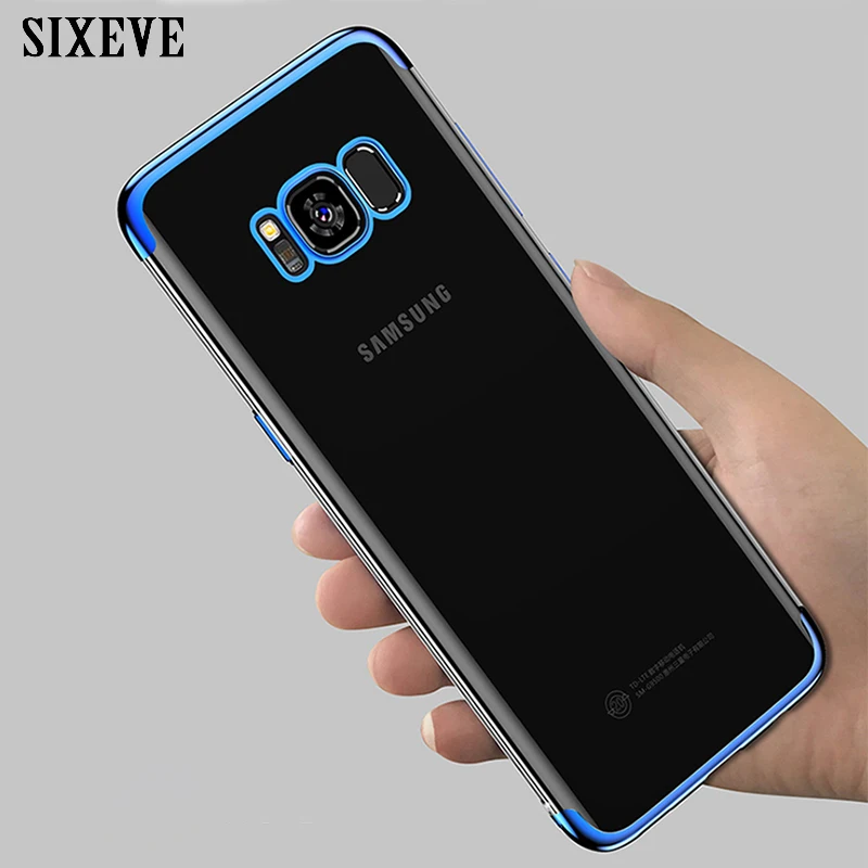 Прозрачный чехол для samsung Galaxy S8 S9 плюс Чехол J7 2017 J3 Pro J2 J5 Prime 2016 J4 j6 J8 2018 Силикон