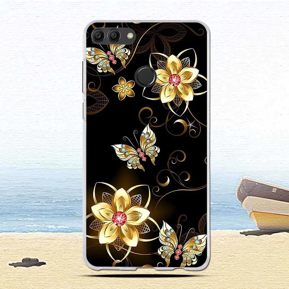 Для Huawei Y9 2018 чехол FLA-LX2 мягкий силиконовый для 5 93 &quotЧехол Enjoy 8 Plus Fundas | Мобильные