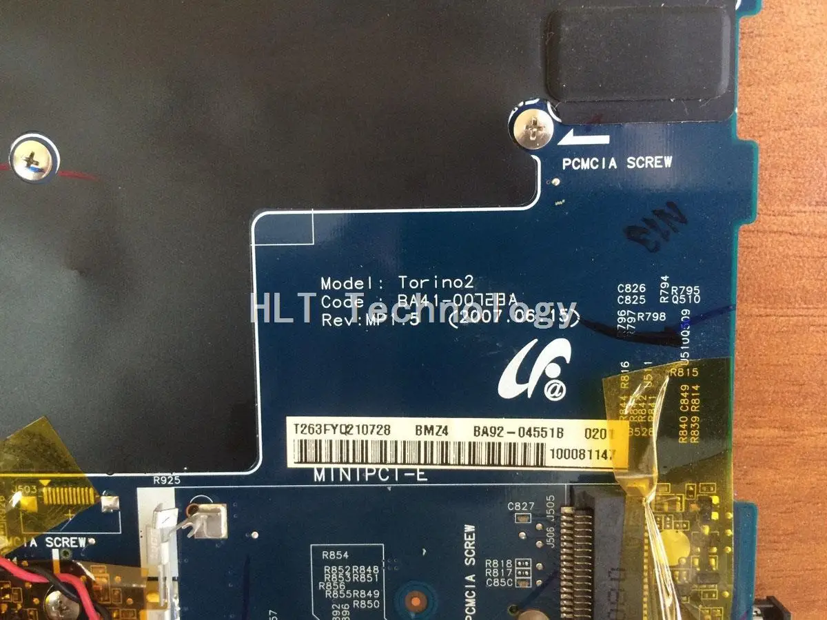 Оригинальный ноутбук Материнская Плата Для Samsung Q45 Q70 BA92-04551B BA41-00728A DDR2
