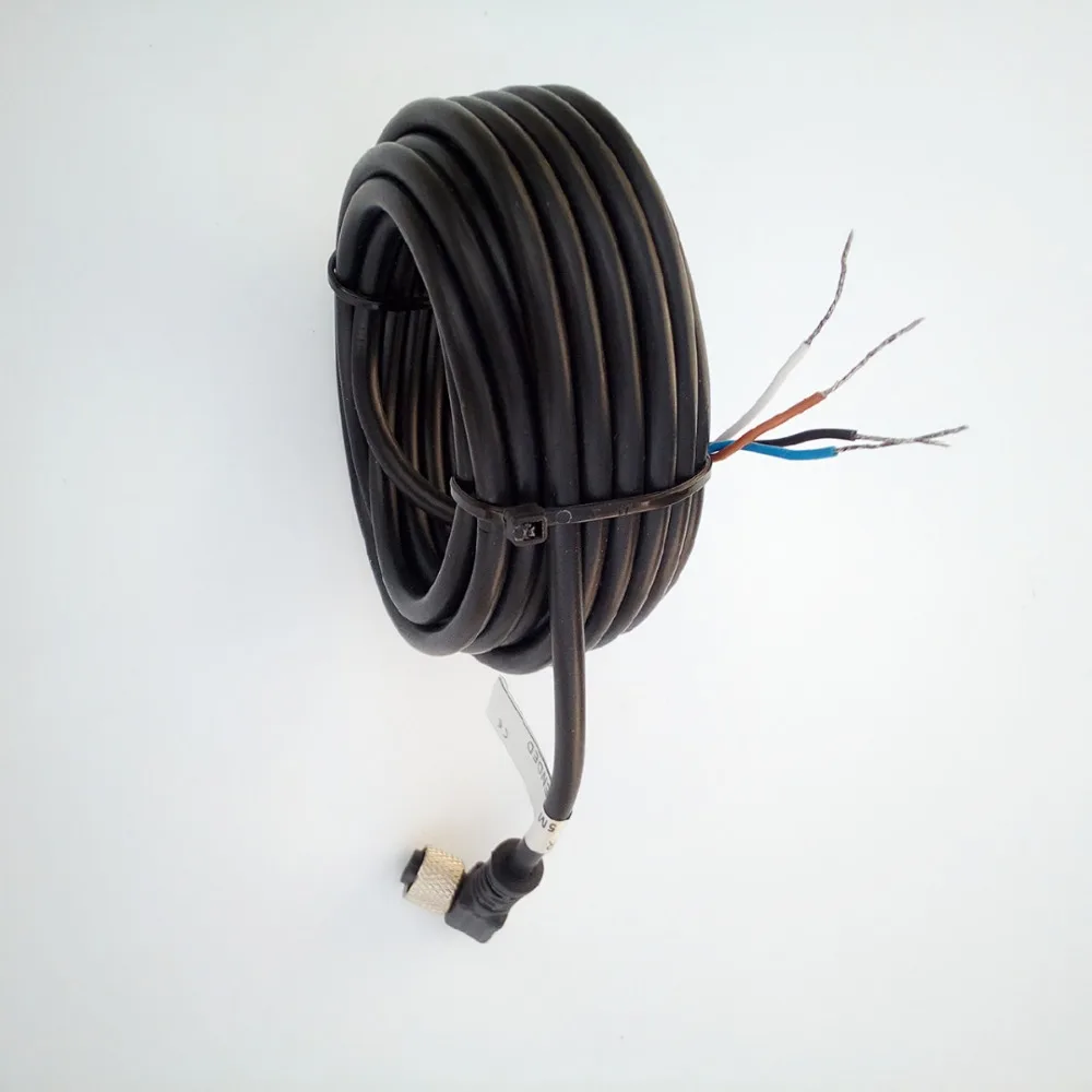 Бесплатная доставка женский черный цвет Φ прямой тип 5 м длина кабеля 4 контакта