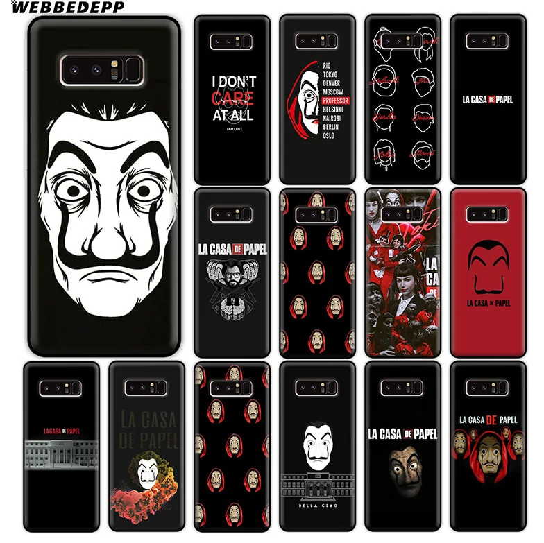 WEBBEDEPP Money Heist La Casa De Papel Soft Silicone Case for Samsung Galaxy A9 A8 A7 A6 Plus 2018 A5 A3 2017 2016 Note 9 8 |