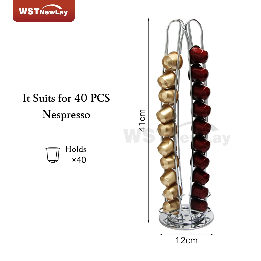 Nespresso Подставка для капсул ящик Кофе pod капсула держатель из нержавеющей стали