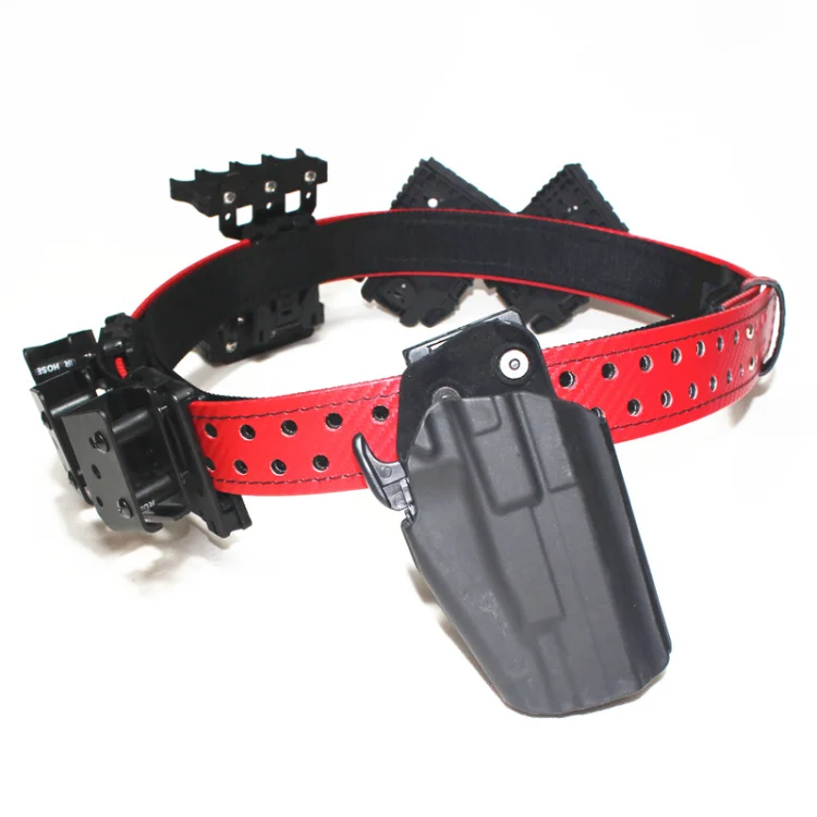 RED Belt BK BK BK BK IPSC IDPA 3.GUN нация гонка конфигурация комплект ELS стрельба ремень 579 кобура 8Q 9 мм журнал QLS Система быстрой блокировки - Цвет: RED Belt BK BK BK BK