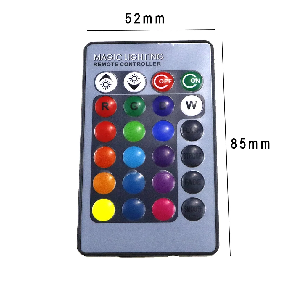 Светодиодная RGB-лампа E27 3 Вт пузырьковый шарик корпус лампы аксессуары