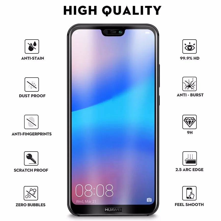 huawei honor 10 glass full cover Mofi original 5.8 inch honor10 8X screen protector film thin anti knock | Мобильные телефоны и