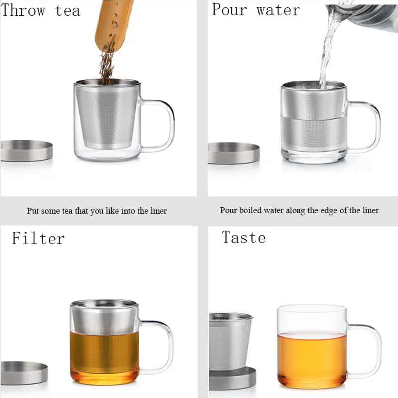 Samadoyo китайский чай Гонг фу чашка с фильтром стеклянный чайник двойного