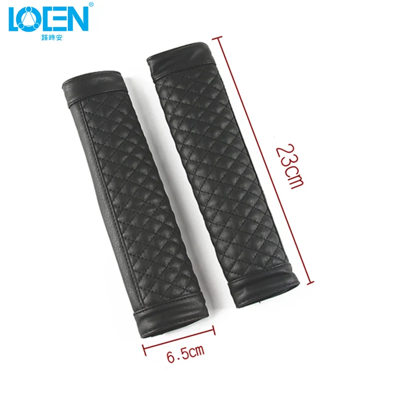 LOEN 2 шт./лот кожа автомобильный ремень Крышка для toyota mercedes benz audi bmw honda chevrolet ford Jeep