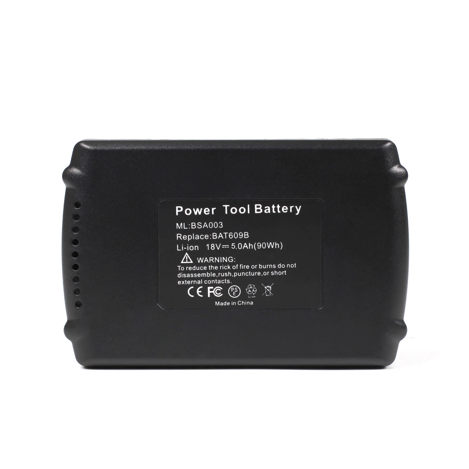 For Bosch 18V 5.0Ah Power Tools Battery Pack Cordless for Drill BAT609 BAT609B BAT618 BAT618G HTH182-01 JSH180 3601H61S10 |