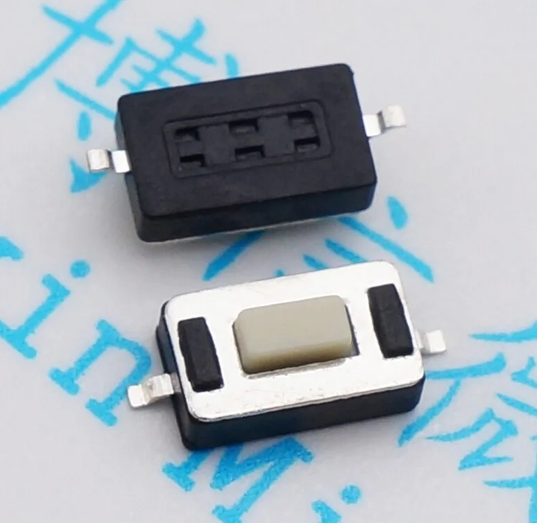 100 шт. Новый тип 3*6*2 5 мм H 3x6x2 SMD Красная белая кнопка переключатель