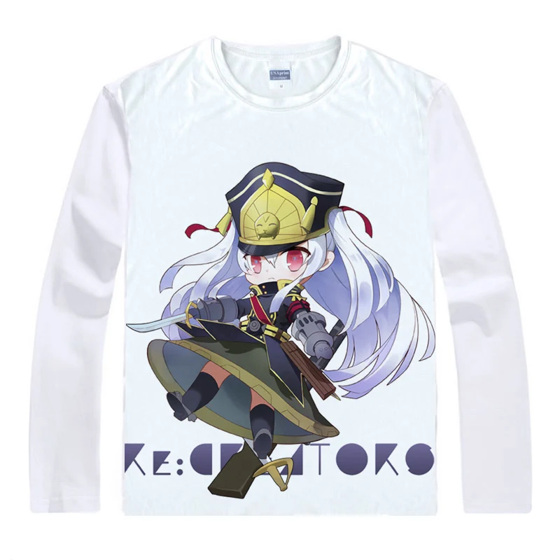 Футболка Coolprint с рисунком аниме Re: Creator футболки длинным рукавом Altair военная